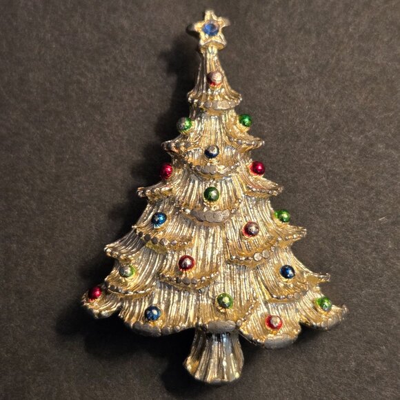 Vintage Set of 3 Gerry’s Christmas Pins - Collectible Holiday Brooches - Picture 2 of 5